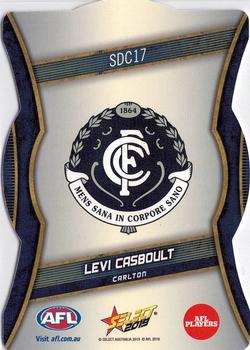 2019 Select Footy Stars - Silver Diecuts #SDC17 Levi Casboult Back